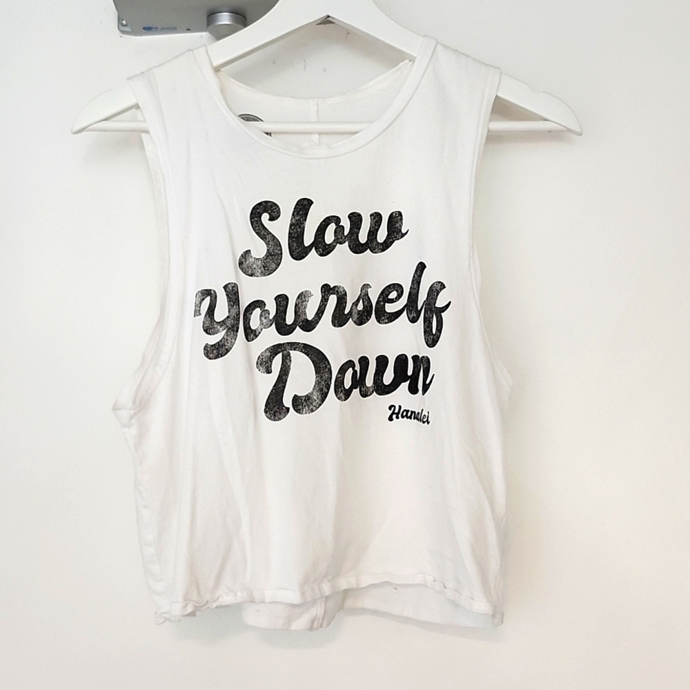Slow yourself down crop